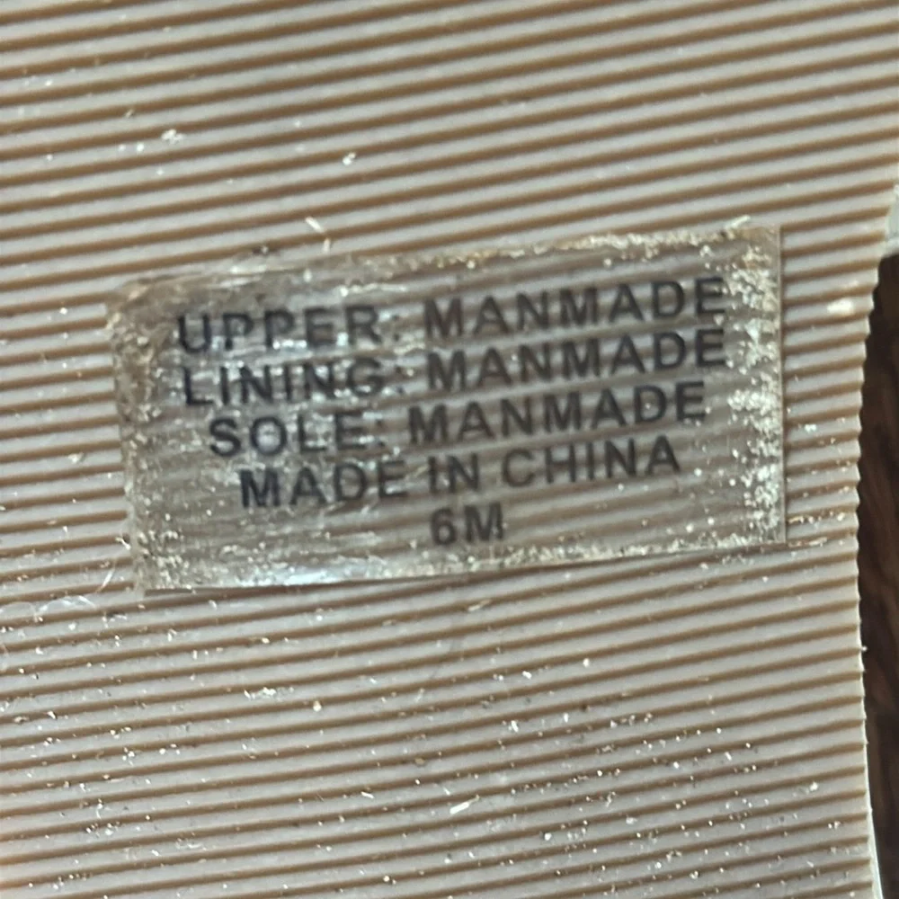 LOFT white vegan leather braided textured snake print slide sandals size 6 - Picture 8 of 9